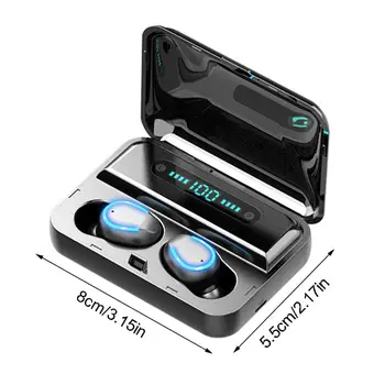 

Bluetooth 5.0 Headset TWS Twins Wireless Headphones 8D Stereo Earphones Earbuds D08A