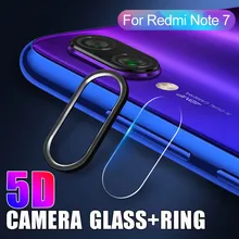 Anillo de Metal de la Lente de la Cámara película protectora para Redmi Note 7 7Pro lente de la Cámara Protector de pantalla para Xiomi Redmi Note 7 Pro