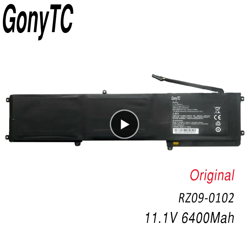 GONYTC RZ09-0102 6400mah аккумулятор для Razer Betty Blade RZ09-01161E31 RZ09 14 &quotSeries | Компьютеры и офис
