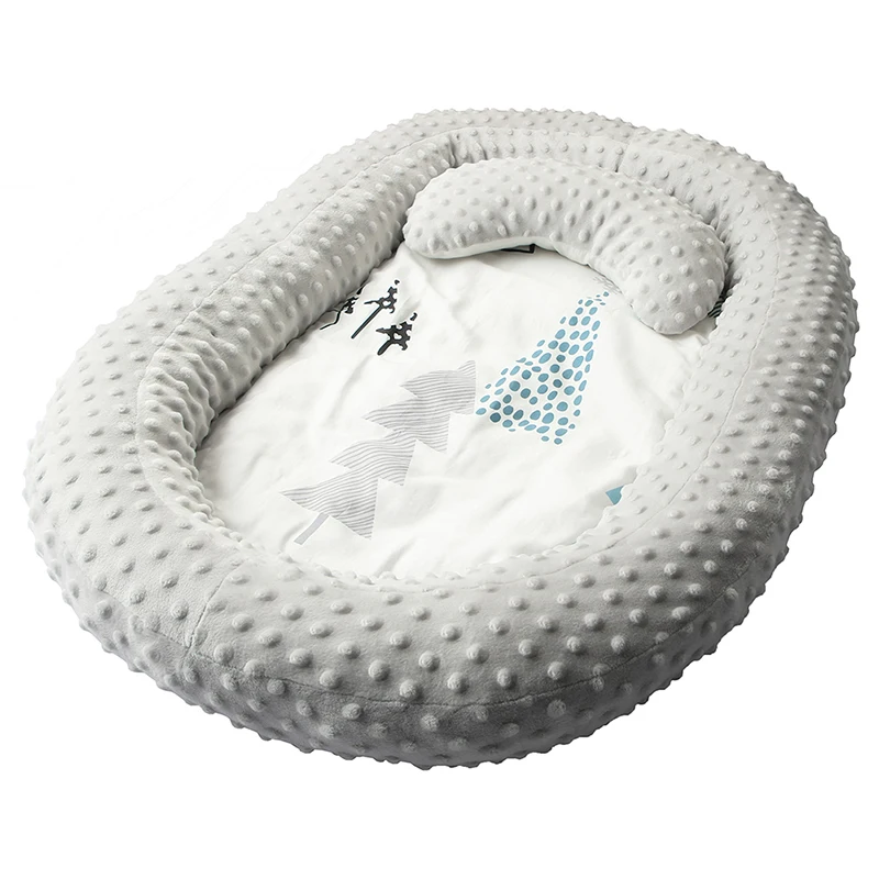 Buena Compra Cuna para bebé recién nacido, tumbona portátil, cuna para niño pequeño, nido de sueño transpirable con sábanas de almohada Recién llegado DdG3bON3X