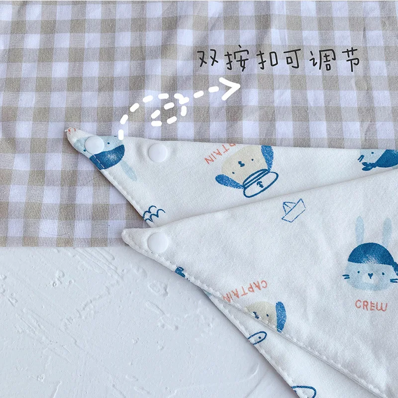 Ins Korean New Baby Triangle Scarf Baby Saliva Towel Fashion 5Pcs Set Pack Cotton Soft Bib Children Stuff 2020 (3)