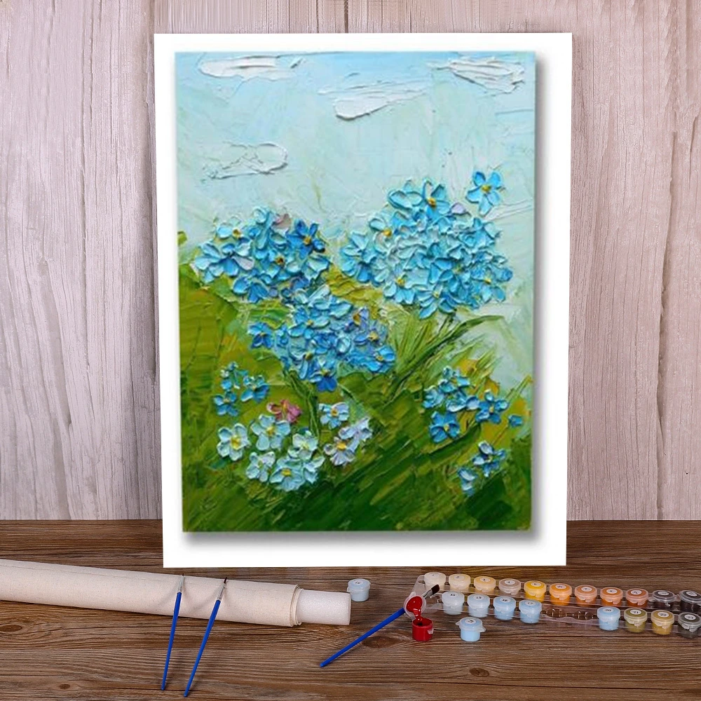 牡丹の絵の花 アクリル絵の具番号一式 50x70 壁の絵の具 卸売り Aliexpress ホーム ガーデン