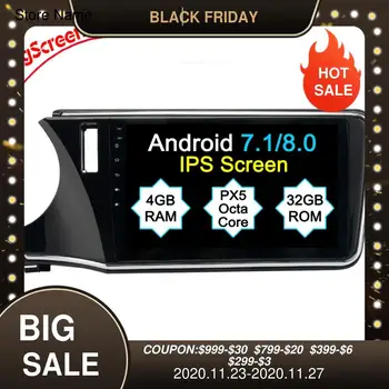 

2 Din 10.2'' Android 8.0 7.1 Car Radio GPS Navigation For Honda City 2015+ DVD Player Headunit Satnav Mirror Link Free Map USB