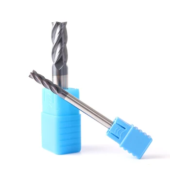 

ZGT Mill Milling Tools Milling Cutter HRC50 4 Flute Metal Cutte Alloy Carbide End Mil Tungsten Steel Milling Cutter 1mm 2mm 3mm