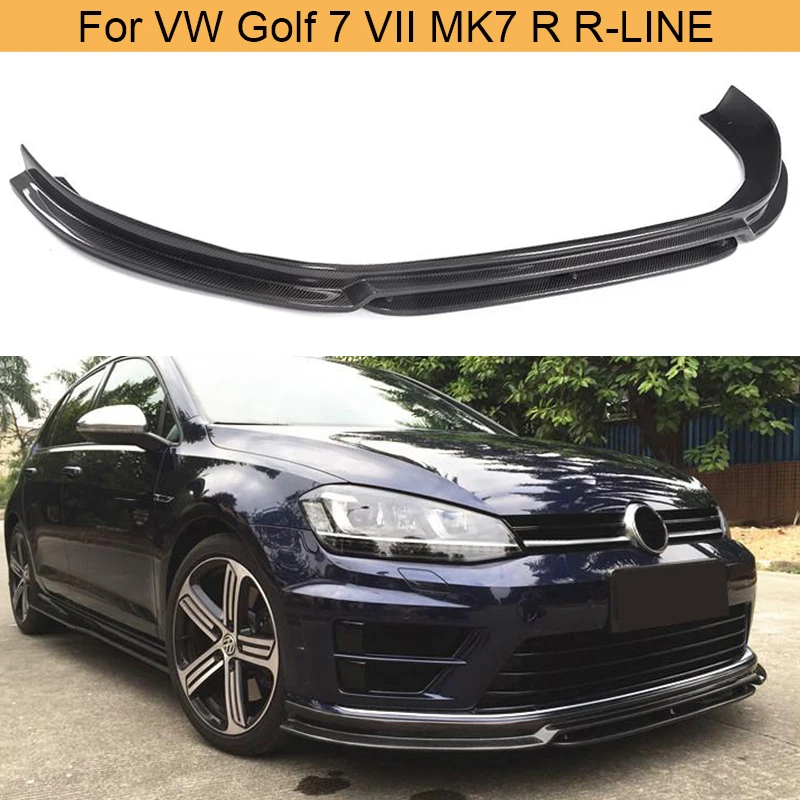 Автомобильный передний бампер спойлер для Volkswagen VW Golf 7 VII MK7 R R-LINE Hatchback 2014-2016