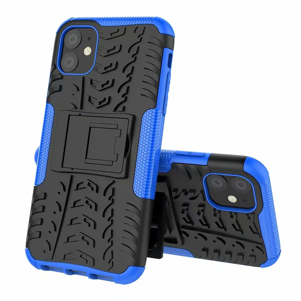 Tigenkey для iPhone 11 6,1 чехол для iPhone 11 6,1 противоударный чехол ForiPhone 11 6,1 противоударный чехол - Цвет: Синий