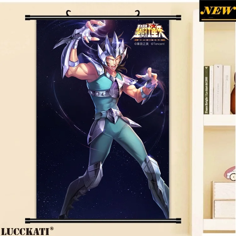 40X60 см sainto Seiya "Рыцари зодиака" Seinto Seiya cameltoe мультфильм аниме Настенная картина плакат прокрутка холст живопись