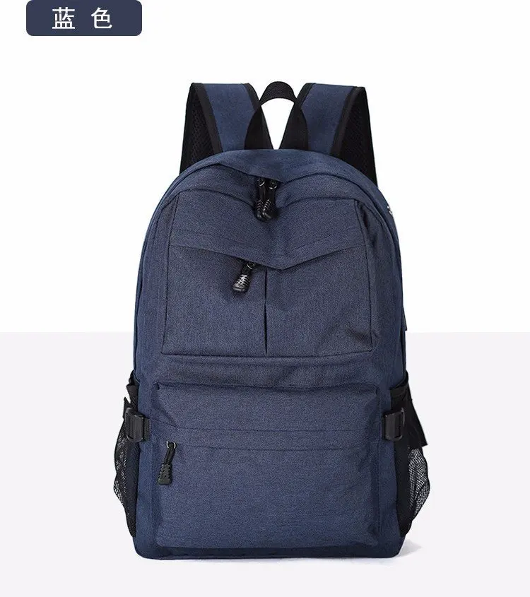 Cross Border Supply of Goods Korean-style Casual Backpack Computer Multi-functional USB Backpack Travel Backpack Schoolbag