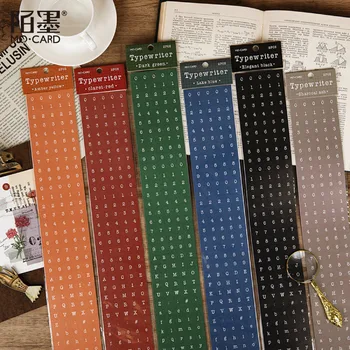 

Kawaii Daily Washi Masking Tape Retro typewriter series hand account Stickers Scrapbooking Stationery Decorative Long Strip Tape