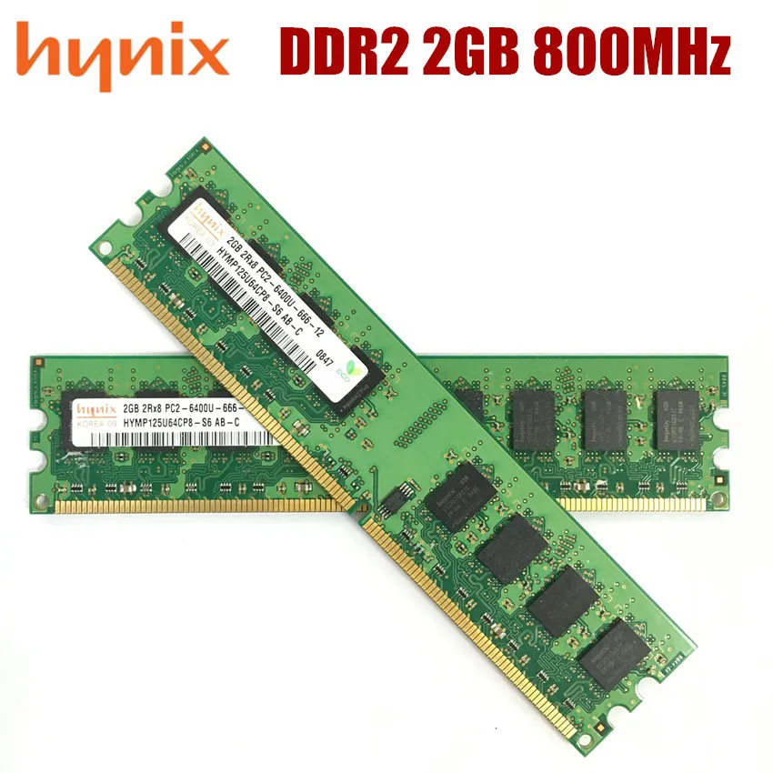 Hynix chipset DDR2 4GB 2GB 1GB PC2 5300U 6400U DDR2 1G 2G 4G 667G 800 MHZ escritorio RAM de escritorio memoria