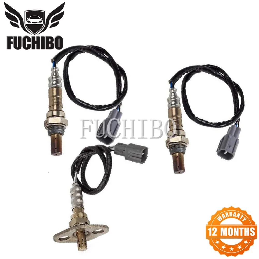 FUCHIBO 3 шт. передний и задний кислородный датчик для 99-02 Lexus RX300 Base 01-03 Toyota Highlander Base Limited 3.0L 234-9009 234-4215