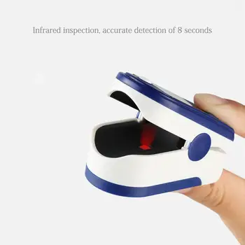 

Two-Color Oled Display Finger Clip Pulse Oximeter Infrared Inspection Pulse Waveform Display Intelligent Shutdown