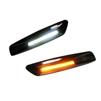 

Car Side Marker Lights Auto Left+right Smoked Lens Fender Parts Accessories