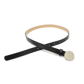 

Newest Adjust Belts Women Patent Leather Belt Gold Buckle Strap Belt Lady Wedding Party Dress Waistband Thin Casual Belt