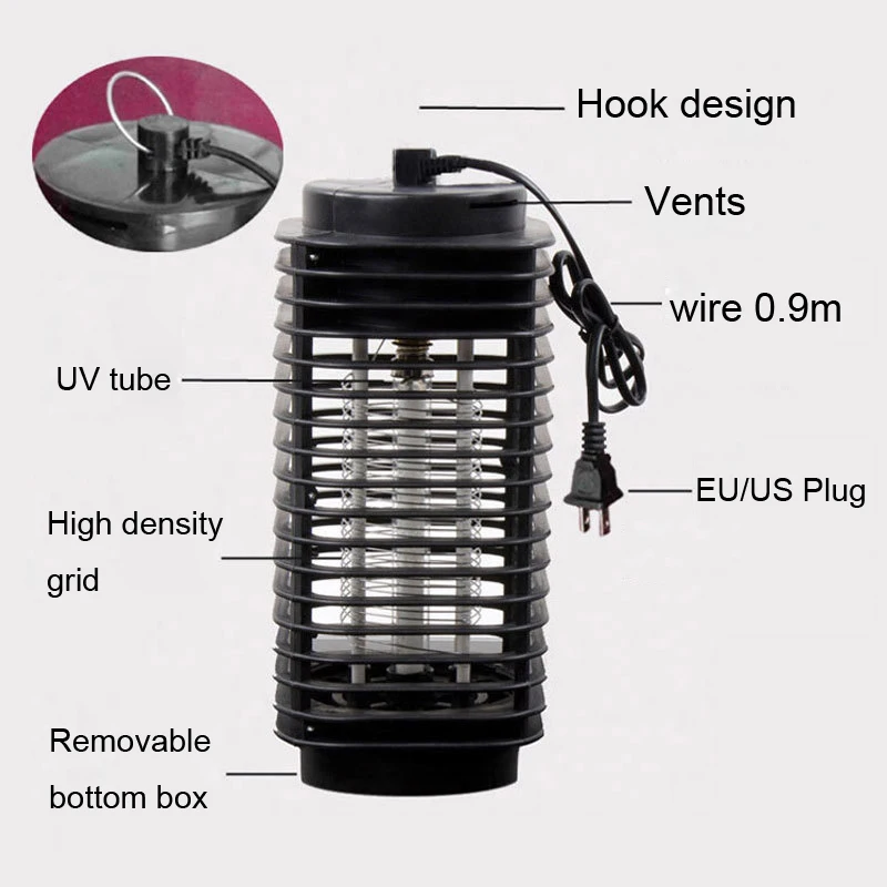 Лампа-убийца комаров E27 светодиодная лампа Электроника usb анти-ловушка для насекомых ночник ошибка ловушка для насекомых Zapper Killer огни отпугиватель вредителей