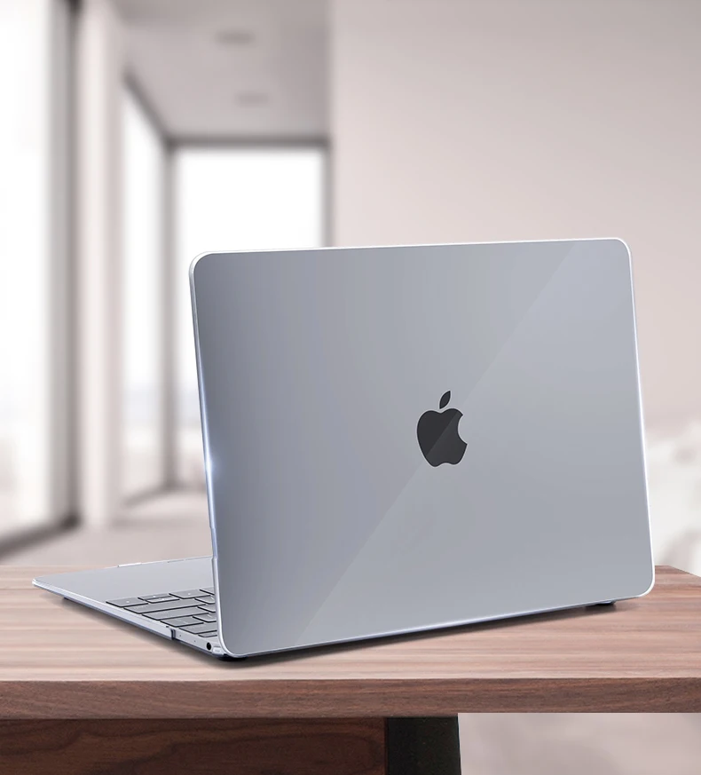 Прозрачный чехол для Macbook Air 13 A1466 A1369 Touch ID A1932 Bar Pro Retina 11 12 15 16 дюймов A2141 A2159 A1706