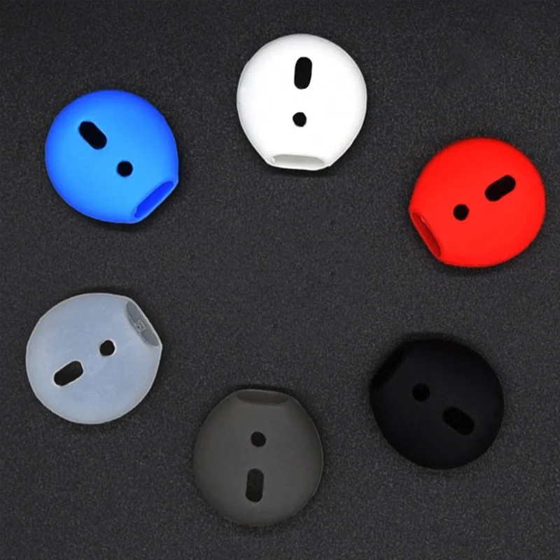 2 шт./пара амбушюры для Airpods Беспроводные Bluetooth для Iphone наушники силиконовые наушники-вкладыши