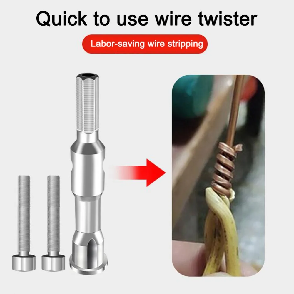 2.5-4mm² Utensile per torsione filo,spelafili e torcitoio,attrezzo per fili di torsione con connettore rapido terminali per cavi Accessori per utensili elettrici Stripping e twist cable cable 2.5-4mm² Utensile per torsione filo,spelafili e torcitoio,attrezzo per fili di torsione con connettore rapido terminali per cavi Accessori per utensili elettrici Stripping e twist cable cable