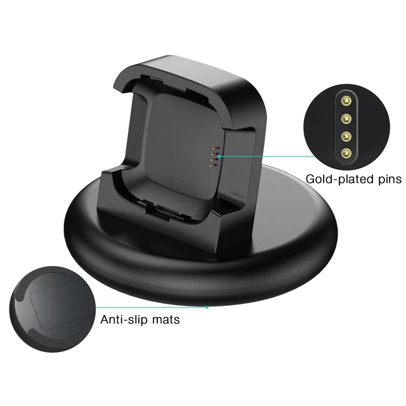 Подставка для зарядного устройства совместимая с Fitbit Versa 2 сменный USB адаптер