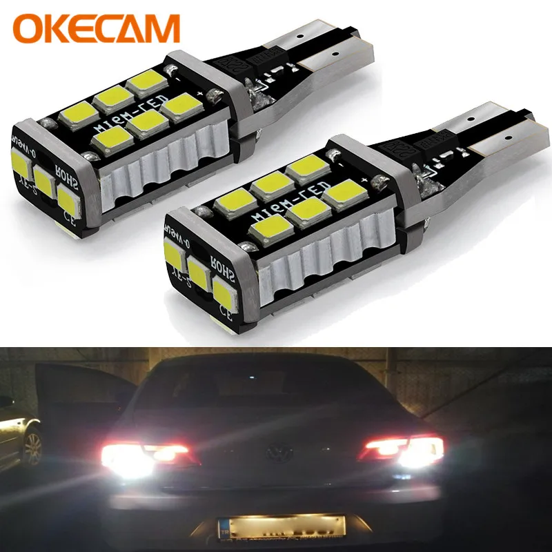 2x Canbus SMD2835 912 921 T15 W16W Car LED Backup Light Auto Reverse Lamp For Volkswagen VW Tiguan Sharan Scirocco Skoda Superb |