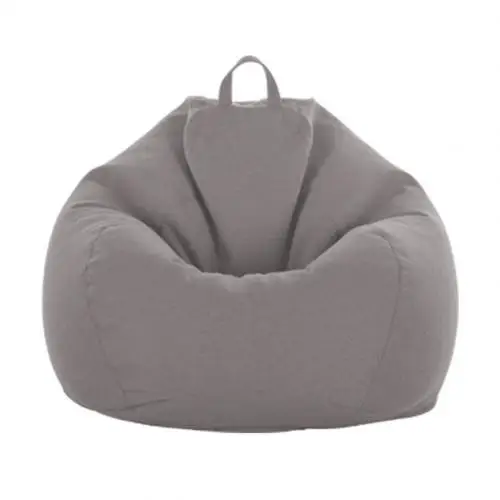 Warm Grey L Мода сплошной цвет ткань ленивый шезлонг кресло диван Чехол домашний декор NCIE - Цвет: Warm Grey L