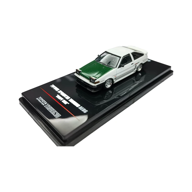 

Diecast 1/64 Scale AE86 Green Cover Refit Alloy Model Cars Static Display Adult Collection Gifts toys for Boys