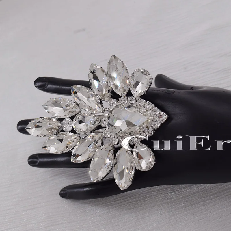 Large Rhinestones Rings, Oversized Fashion Ring