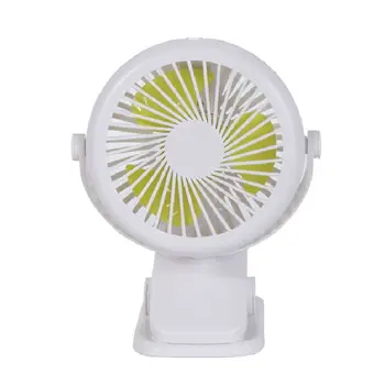 

Rechargeable Clip on Fan Desk Personal USB Fan 3 Speed for Stroller Car SUV Home