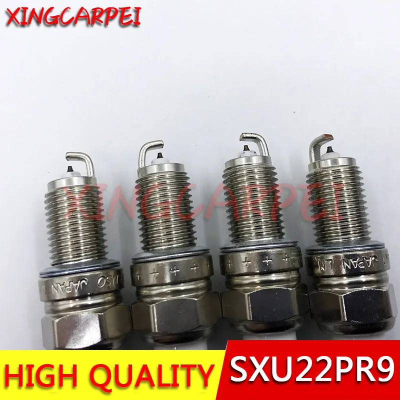 4 шт./лот SXU22PR9 иридиевая Свеча зажигания подходит для Passat PERODUA DAIHATSU TOYOTA 9004851188|Свечи