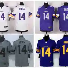 Stitiched, Миннесота s Stefon Diggs Elite для мужчин Джерси