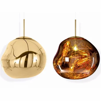 

Nordic LED Pendant Glass Pendant Lights Loft Lighting Light Fixtures Restaurant LED Melt Lava Ball Hanging Lamp Kitchen Fixtures
