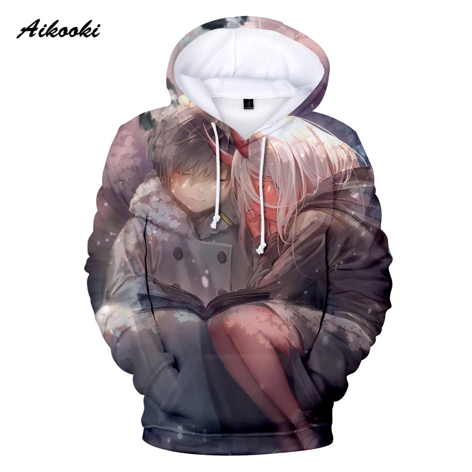 

Hoodies Sweatshirts High Quality 2020 Darling in The Franxx Hoodie Classic Anime Dear Frank 3D Tops 3D Print Boys/girls Spring