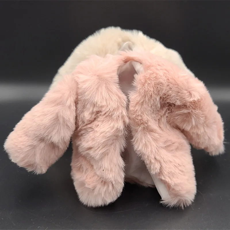 

1/6 Scale Female Soldier Plush Fur Coat Jacket Imitation Rabbit Loose Coat Outerwear Outfit for 12in Action Figure
