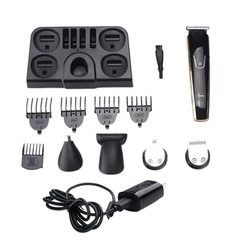 

SHINON 5 In 1 Men'S Precision Hair Trimmer Hair Clipper Shaver Body Groomer Beard Stubble Trimer Face Shaving Machine Head Trimm