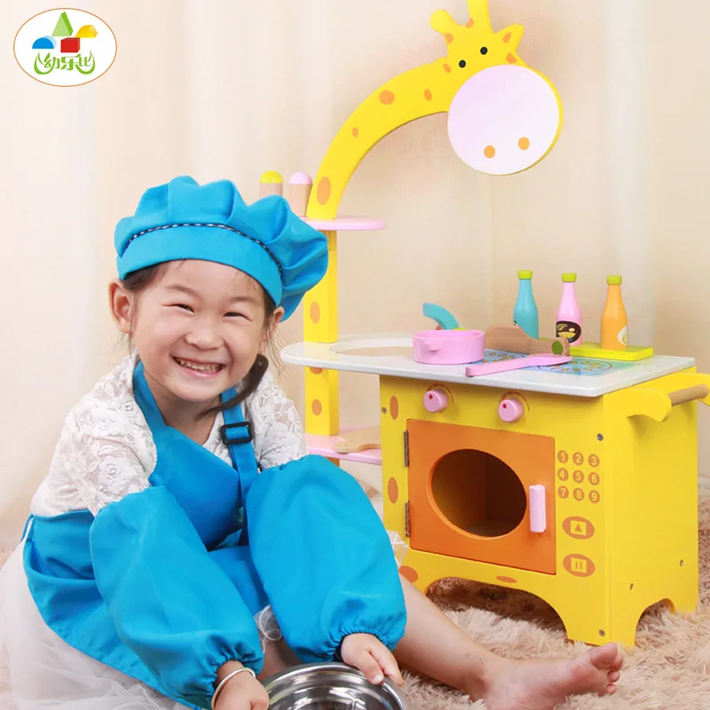 

Youlebi New Style Giraffe Kitchen Set Children Model Play House Cooking Toy Set