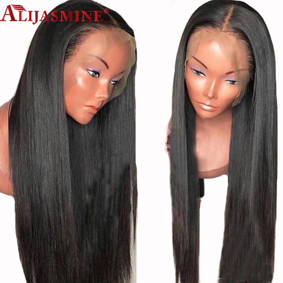 130 150 180% перуанские волосы Remy Glueless 360 фронтальные человеческие парики с прямыми