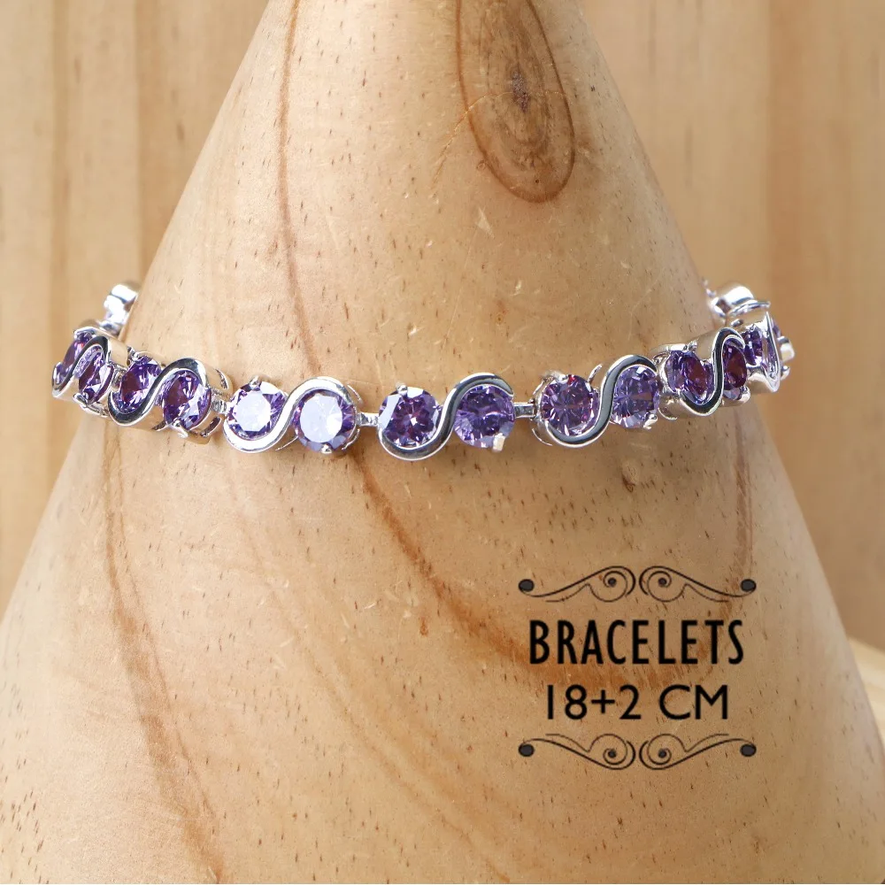 Женские свадебные ювелирные наборы из стерлингового серебра 925 пробы серьги