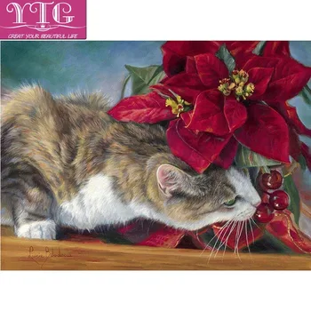 

Cat,Diamond Embroidery,Animal,5D,Full,Diamond Painting,DIY,Needlework,Round Rhinestone,Mosaic,Cross Stitch,Home Decoration,Art