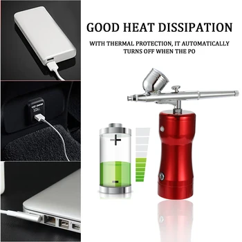 

Top 0.3mm Mini Air Compressor Kit Air-Brush paint Spray Gun Airbrush For Nail Art Desgin Tattoo Craft Cake Nail Art Tool Set