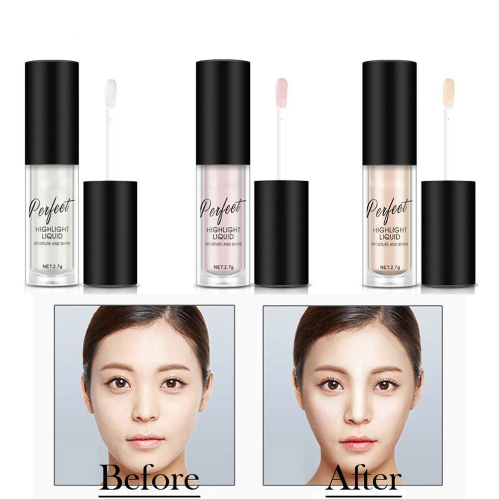 

High quality 1stick Face Beauty Highlighter Liquid Cosmetic Face Eye Contour Brightener Glow Shimmer Liquid Highlighter Makeup
