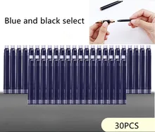 Cena hurtowa 30 sztuk jednorazowe czarne wieczne pióro wkłady wkłady długość wieczne pióro wkłady wkłady tanie tanio jinhao Napełniania Gel pen refill