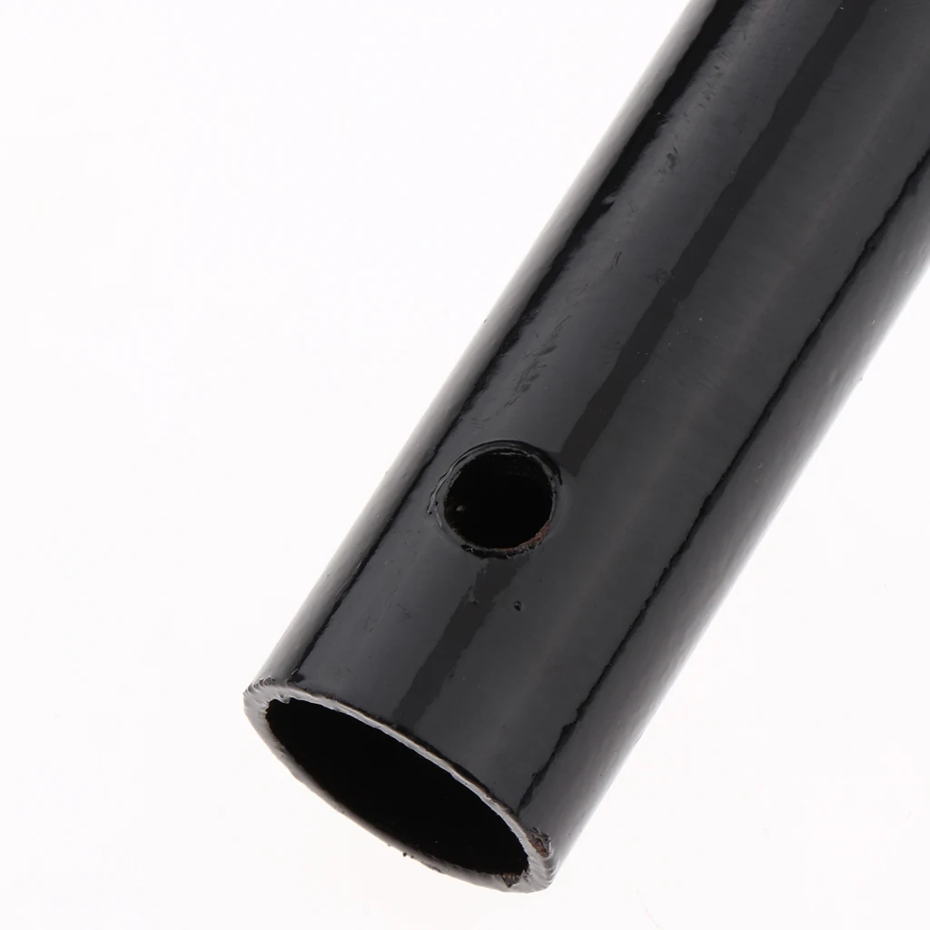 210mm Metal Rear Seat Upswept Frame Hoop Safety Grab Bar Hand Rail for Motorcycle Universal, Black