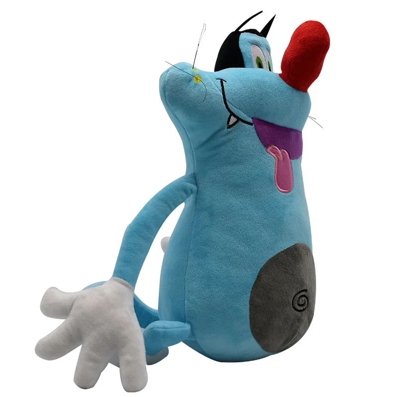 37 см Oggy и тараканы плюшевая игрушечная кошка чучела кукла животного из