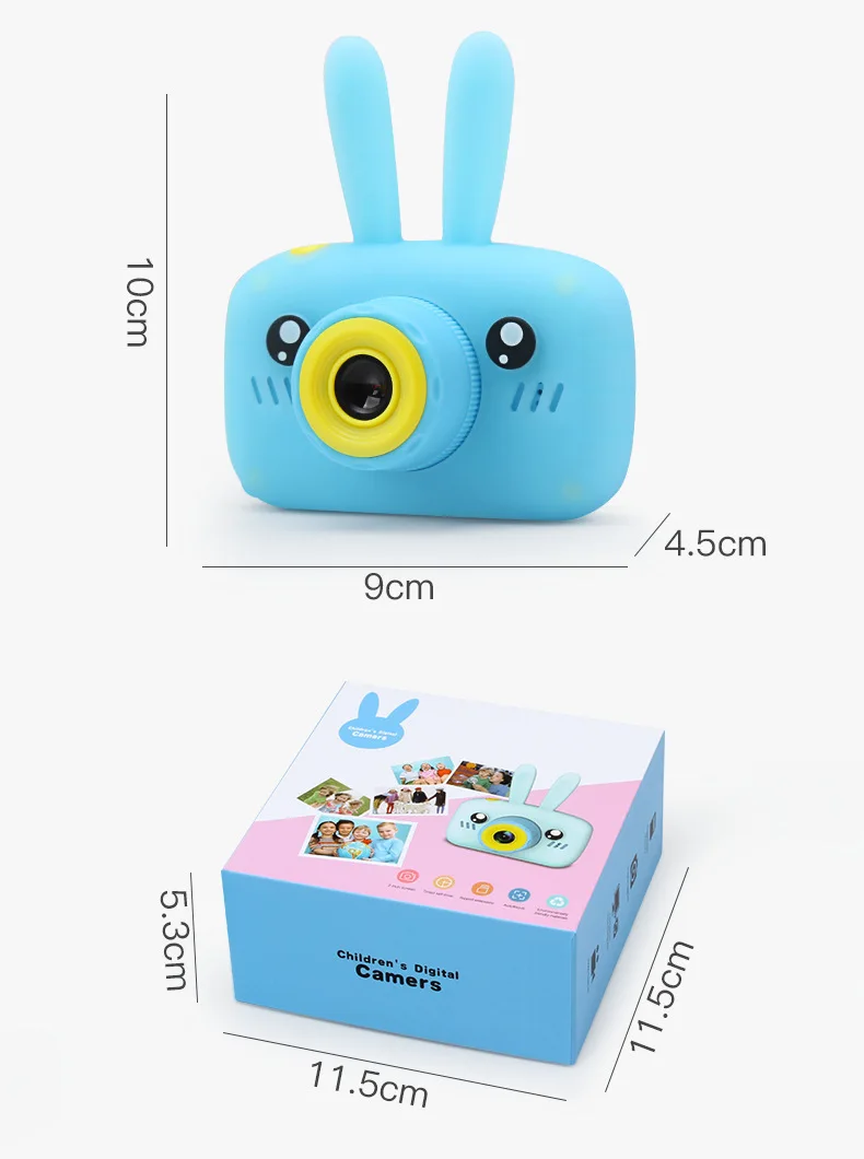 2349# New Style Children Camera Toy-Photo Shoot Cartoon Mini Digital Video Camera Sports Small Single-lens Reflex Camera