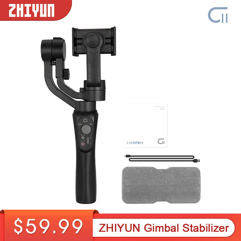 3 осевой Ручной Стабилизатор ZHIYUN Gimbal Stabilizer C11 для экшн камеры|Риги и упоры| |
