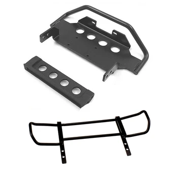 

Metal Front Lower Bumper +Front Upper Bumper for TRX4 TRX6 6X6 G63 G500 RC Parts