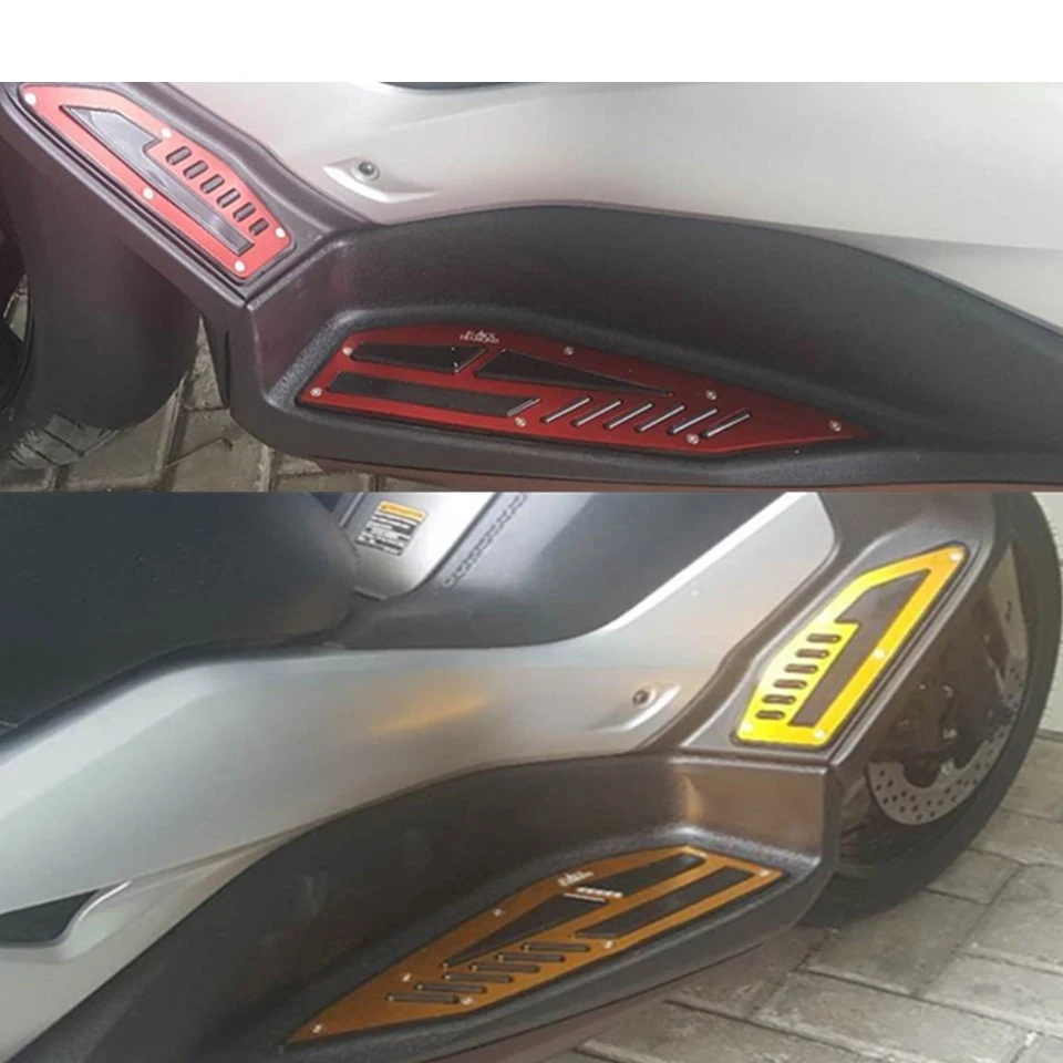 Педали для мотоцикла из алюминиевого сплава для Yamaha XMAX 300 X-MAX 250 300 ЧПУ Алюминий подножки коврик для ног