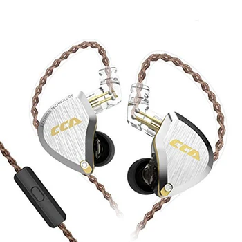 

2019 CCA C12 in Ear Monitor 5BA+1DD Balanced Armature Drives HiFi Bass in Ear Earphone Headset Noise Cancelling Earbuds with Mic