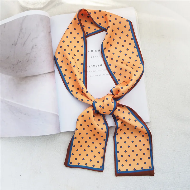 

Fashion Women Autumn Dot Wraps High Quality Ladies Scarf Luxury Brand Ponchos and Capes Headband Neckerchief Hijab Scarf Scarves