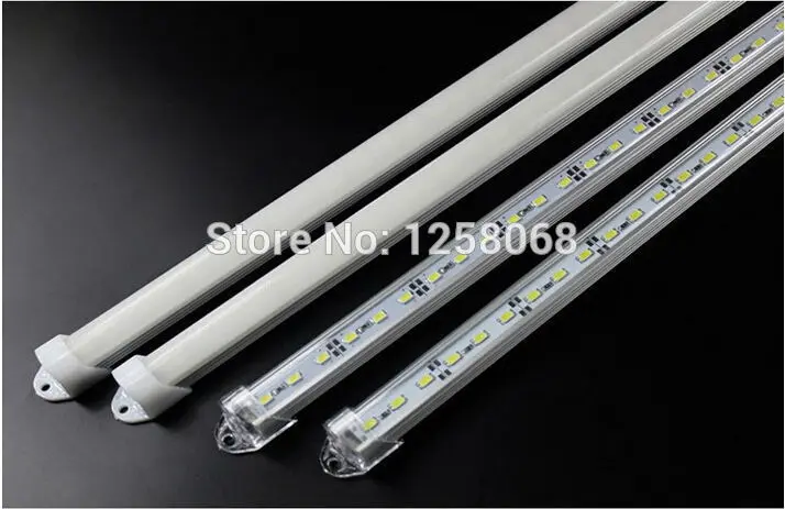 Fanlive 30 шт./лот 72 светодио дный 5630 SMD 20 Вт/м светодио дный автомобиля трубы для потолка бар света Dc12v Dc24v Жесткий Газа потолок лампы натуральный